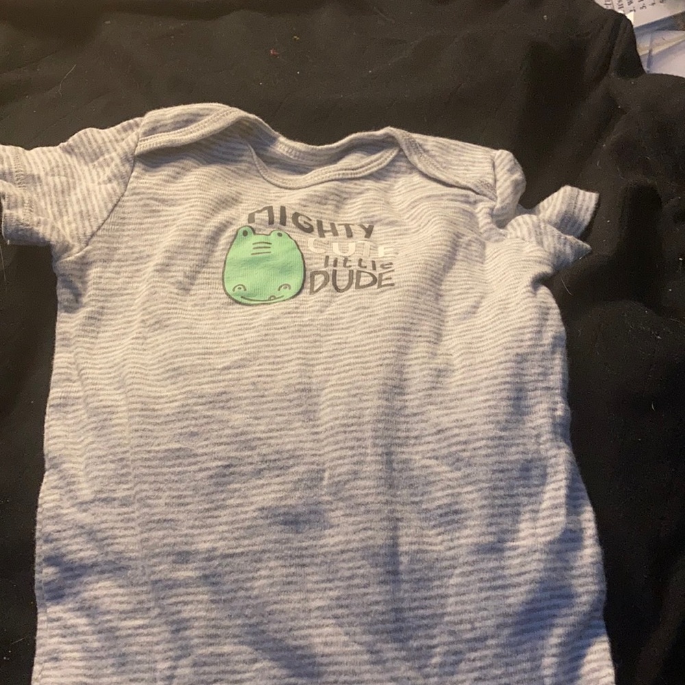 Carters mighty cute little dude one piece 12 months